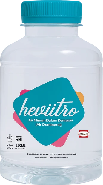 HEVIITRO air demineral botol 220 ml
