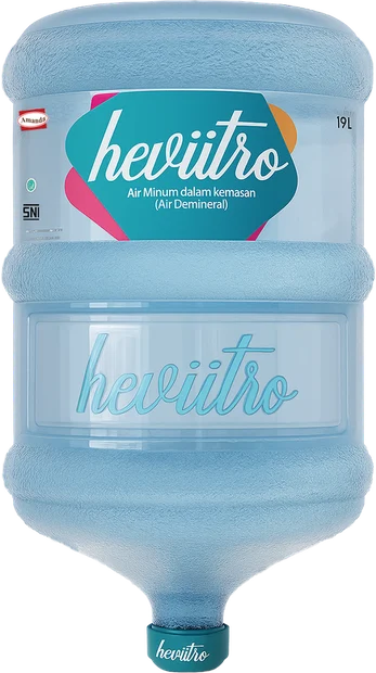 HEVIITRO air demineral galon 19 L isi ulang